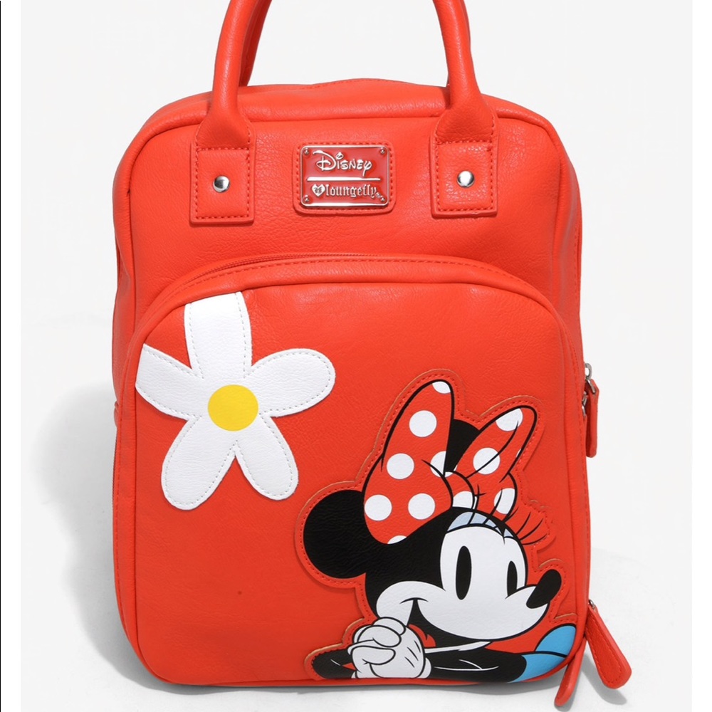 Retro Minnie Mouse Backpack by Loungefly